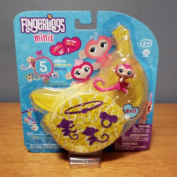 Fingerlings Minis Banana Blister Series 1 - Kait - Picture 1 of 3